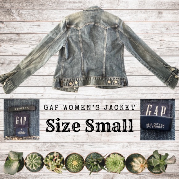 Gap Women’s Stretch Denim Jean Jacket Size Small! - Picture 5 of 5
